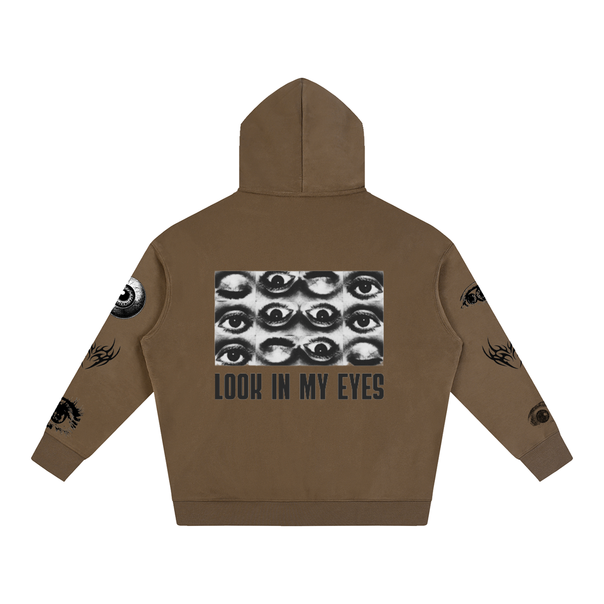 Look In My Eyes Oversize Fleeced Hoodie