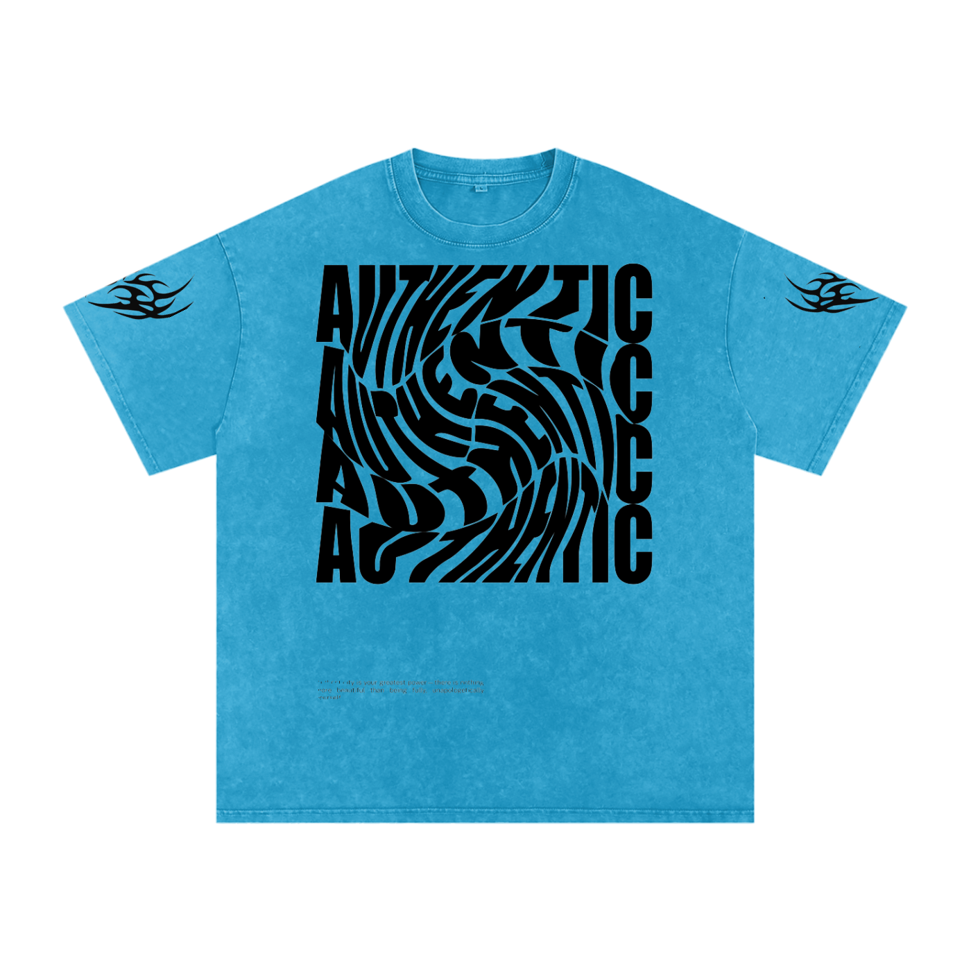 Authentic Snow Washed Oversized Cotton T-Shirt