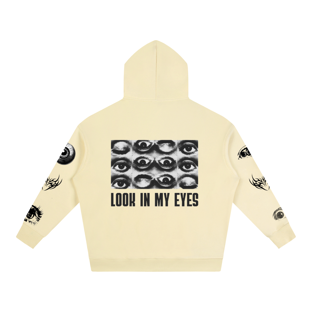 Look In My Eyes Oversize Fleeced Hoodie