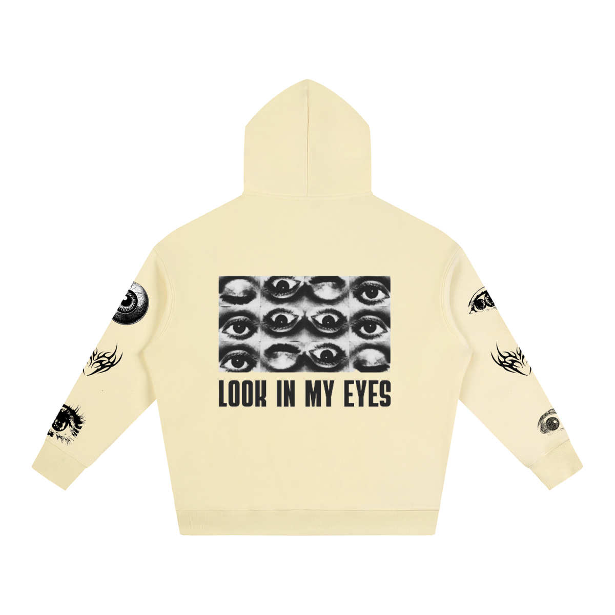 Look In My Eyes Oversize Fleeced Hoodie