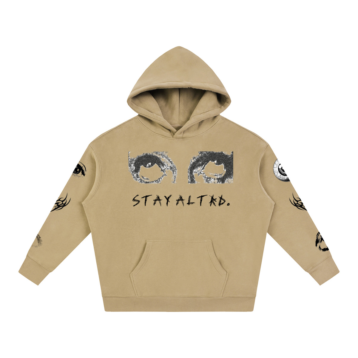 Look In My Eyes Oversize Fleeced Hoodie