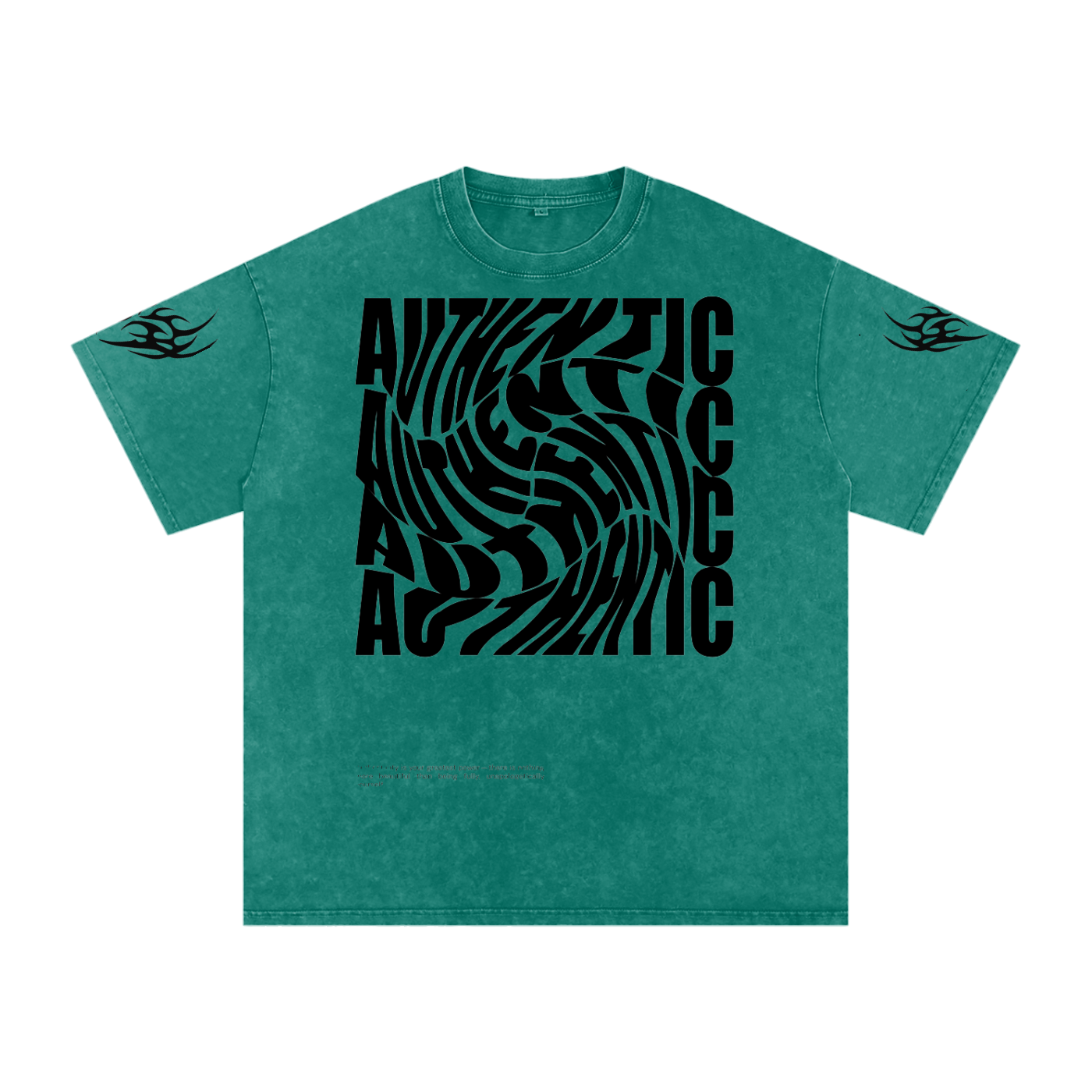 Authentic Snow Washed Oversized Cotton T-Shirt