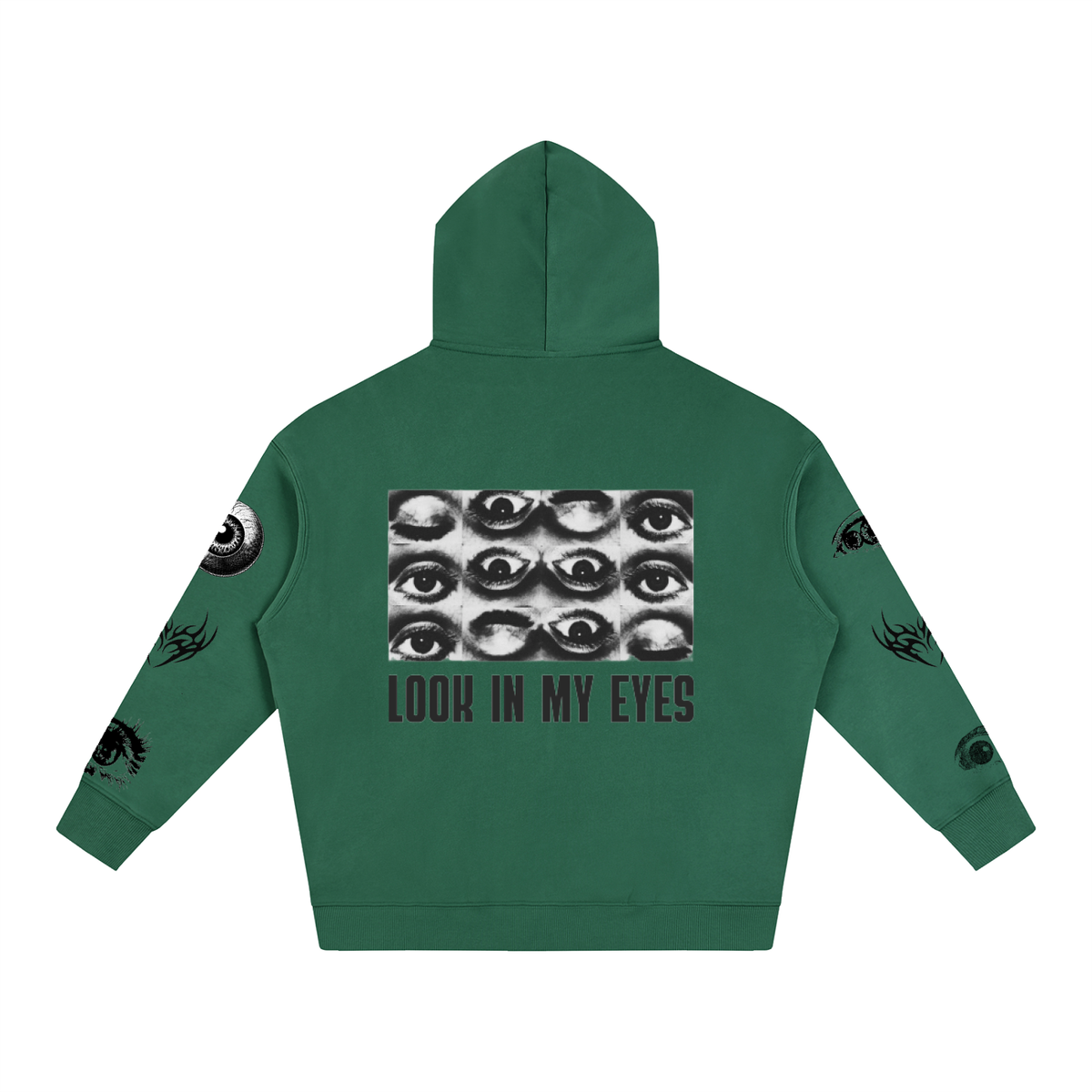 Look In My Eyes Oversize Fleeced Hoodie