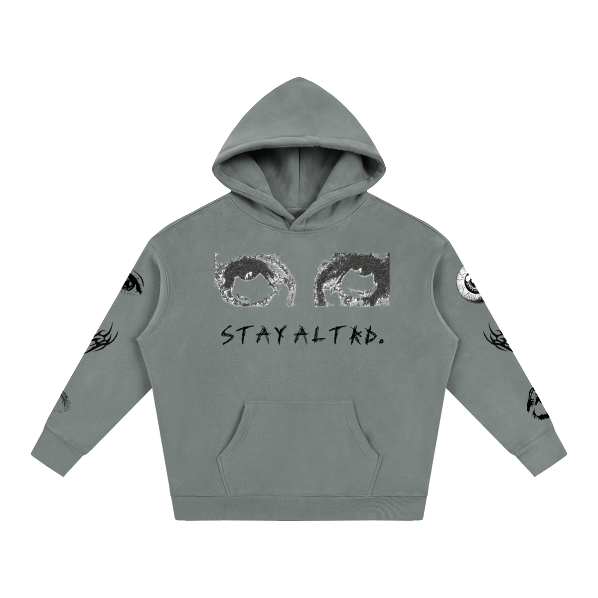 Look In My Eyes Oversize Fleeced Hoodie