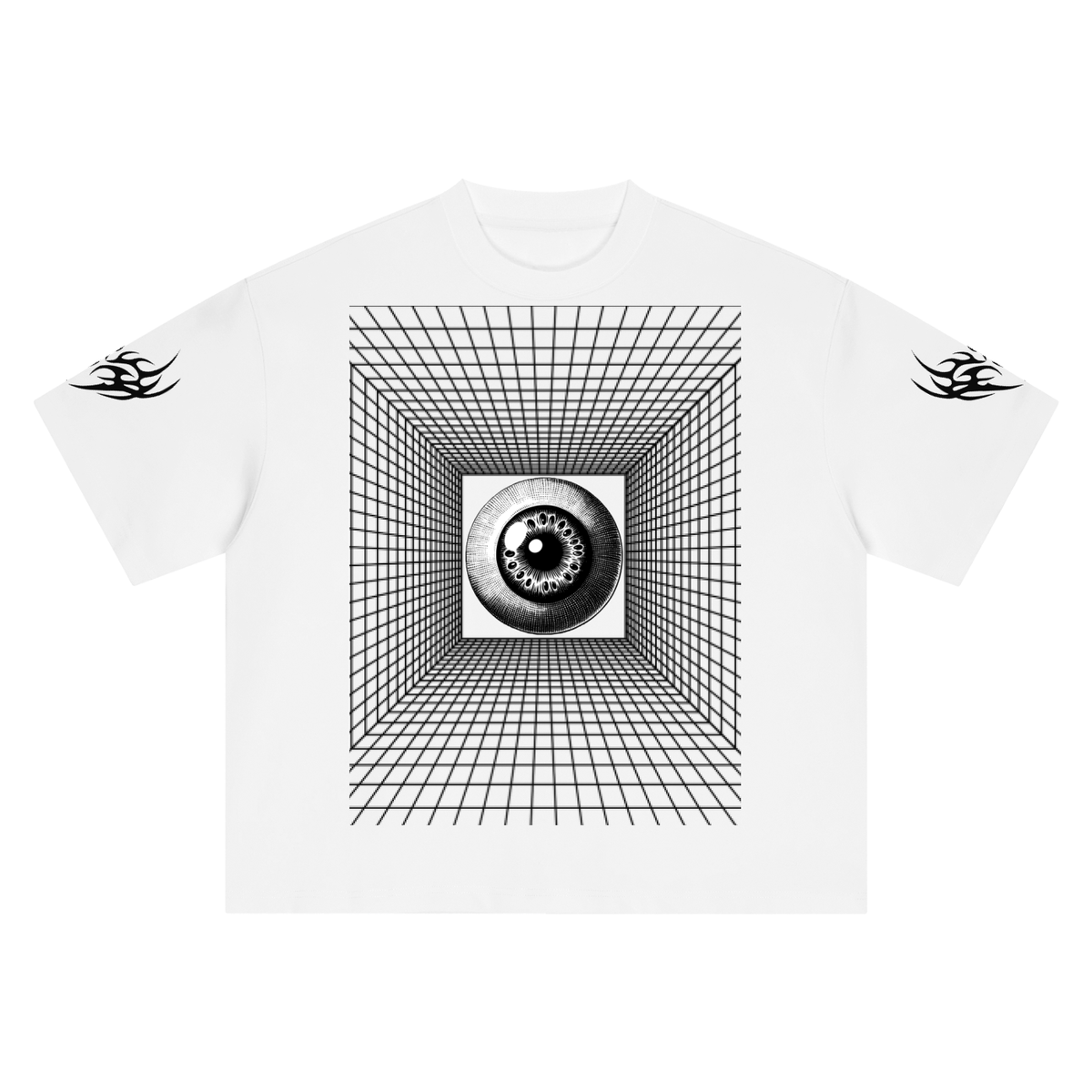 Look Inside Boxy Oversized T-Shirt