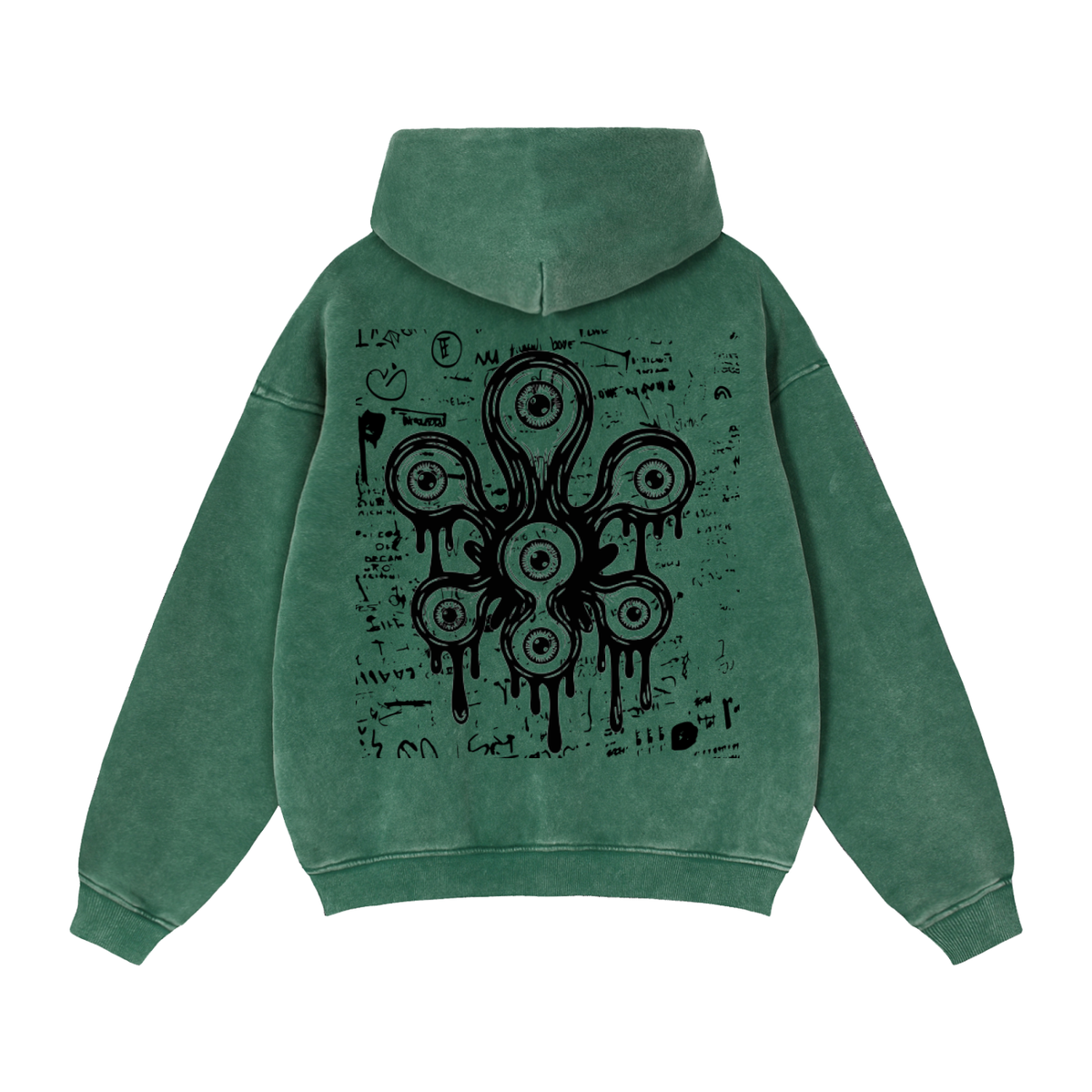 Zip-Through Boxy Fleece Hoodie