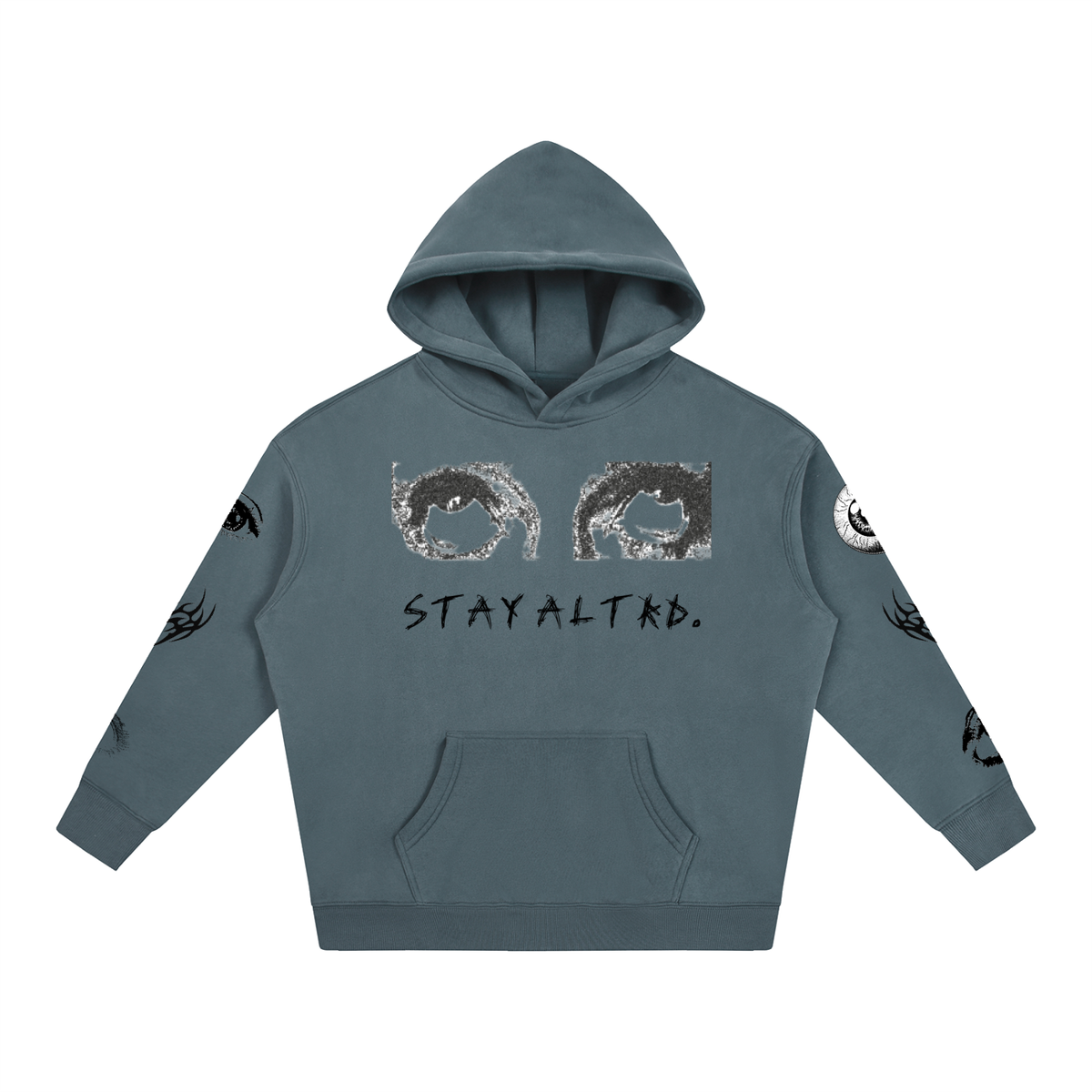 Look In My Eyes Oversize Fleeced Hoodie