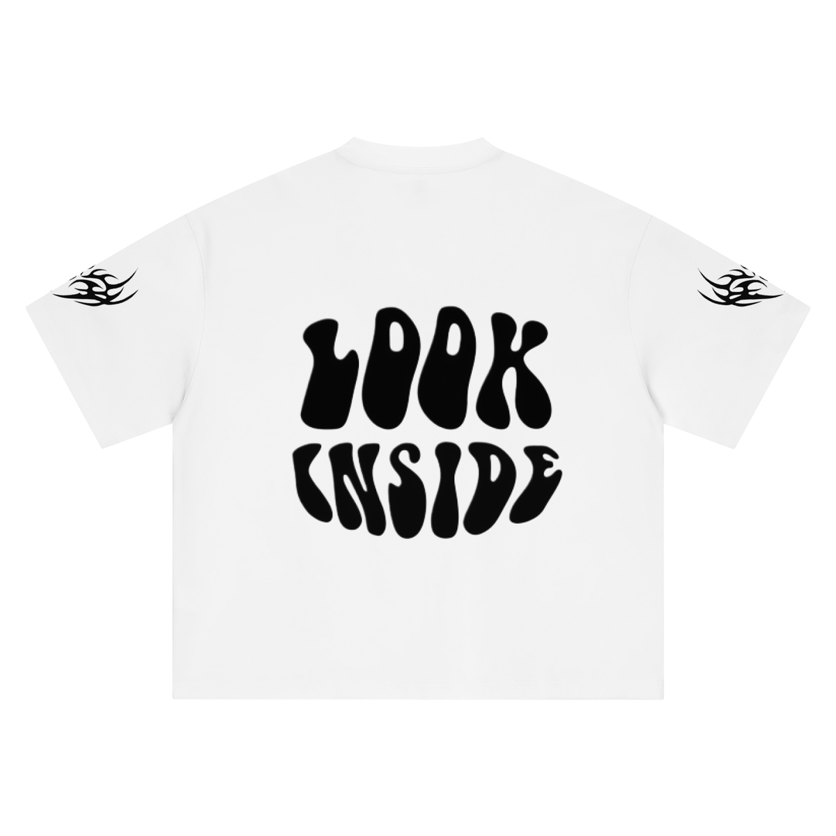 Look Inside Boxy Oversized T-Shirt