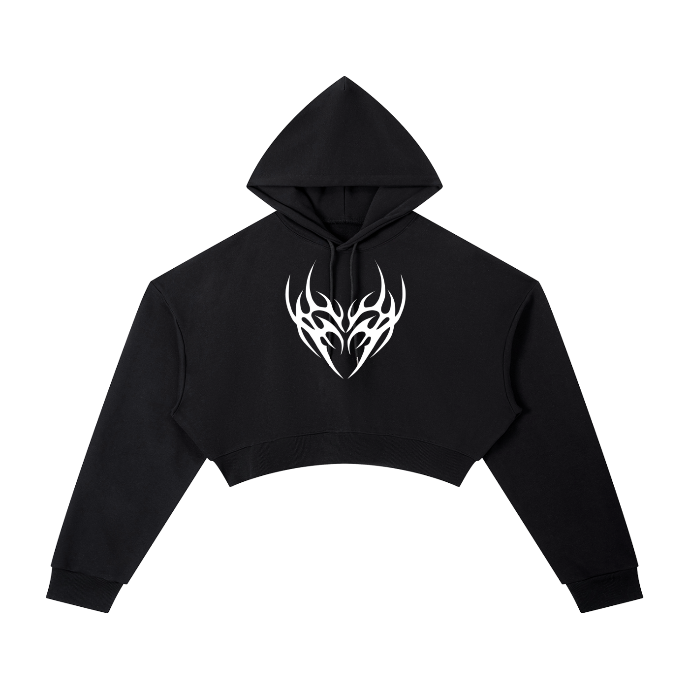 Chaos Top Essential Cropped Hoodie