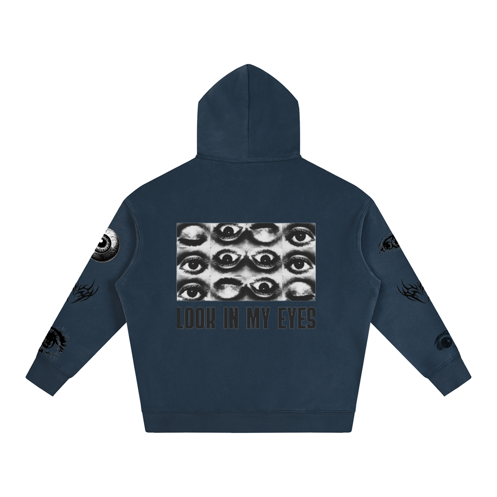 Look In My Eyes Oversize Fleeced Hoodie