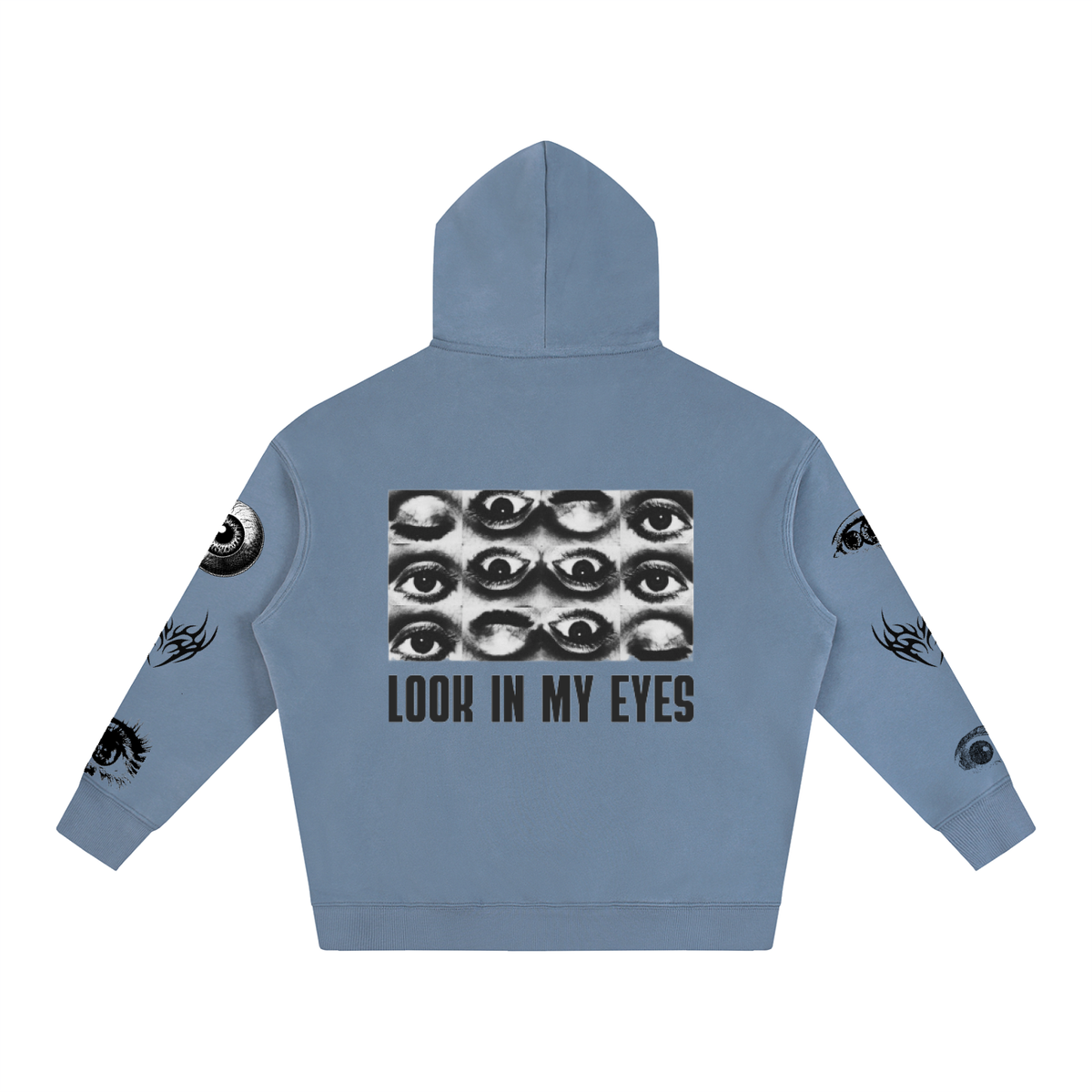Look In My Eyes Oversize Fleeced Hoodie