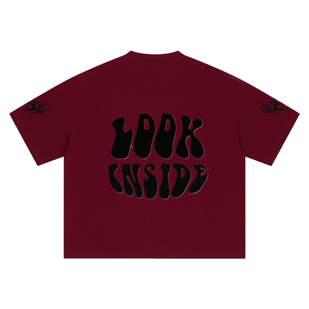 Look Inside Boxy Oversized T-Shirt