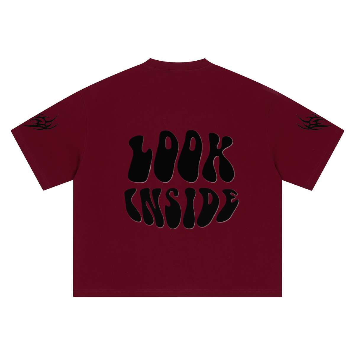 Look Inside Boxy Oversized T-Shirt