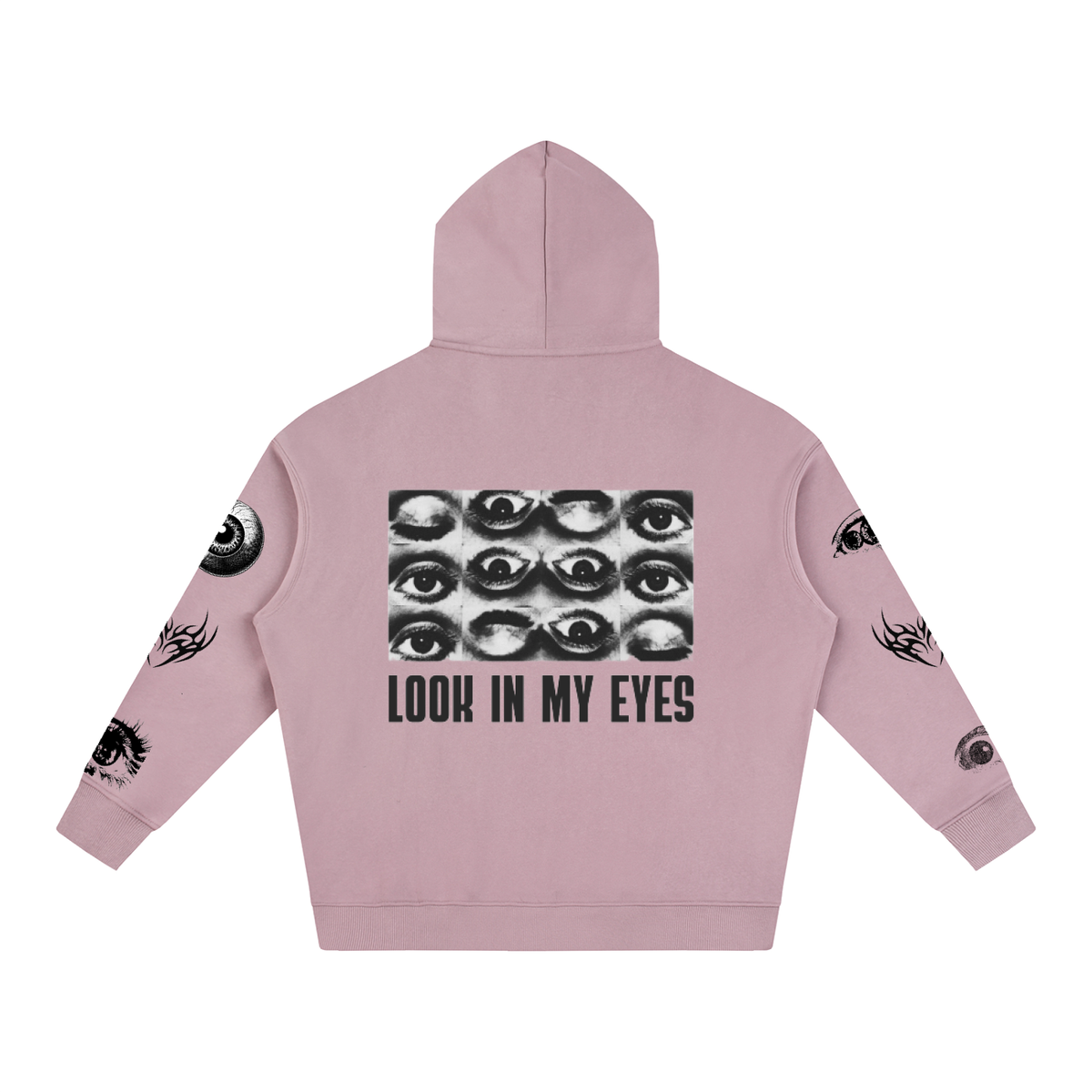 Look In My Eyes Oversize Fleeced Hoodie