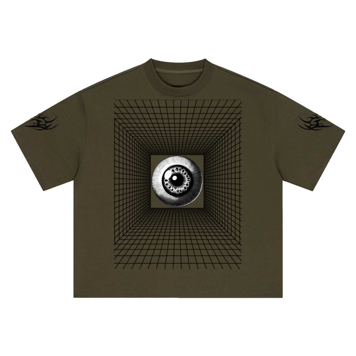 Look Inside Boxy Oversized T-Shirt
