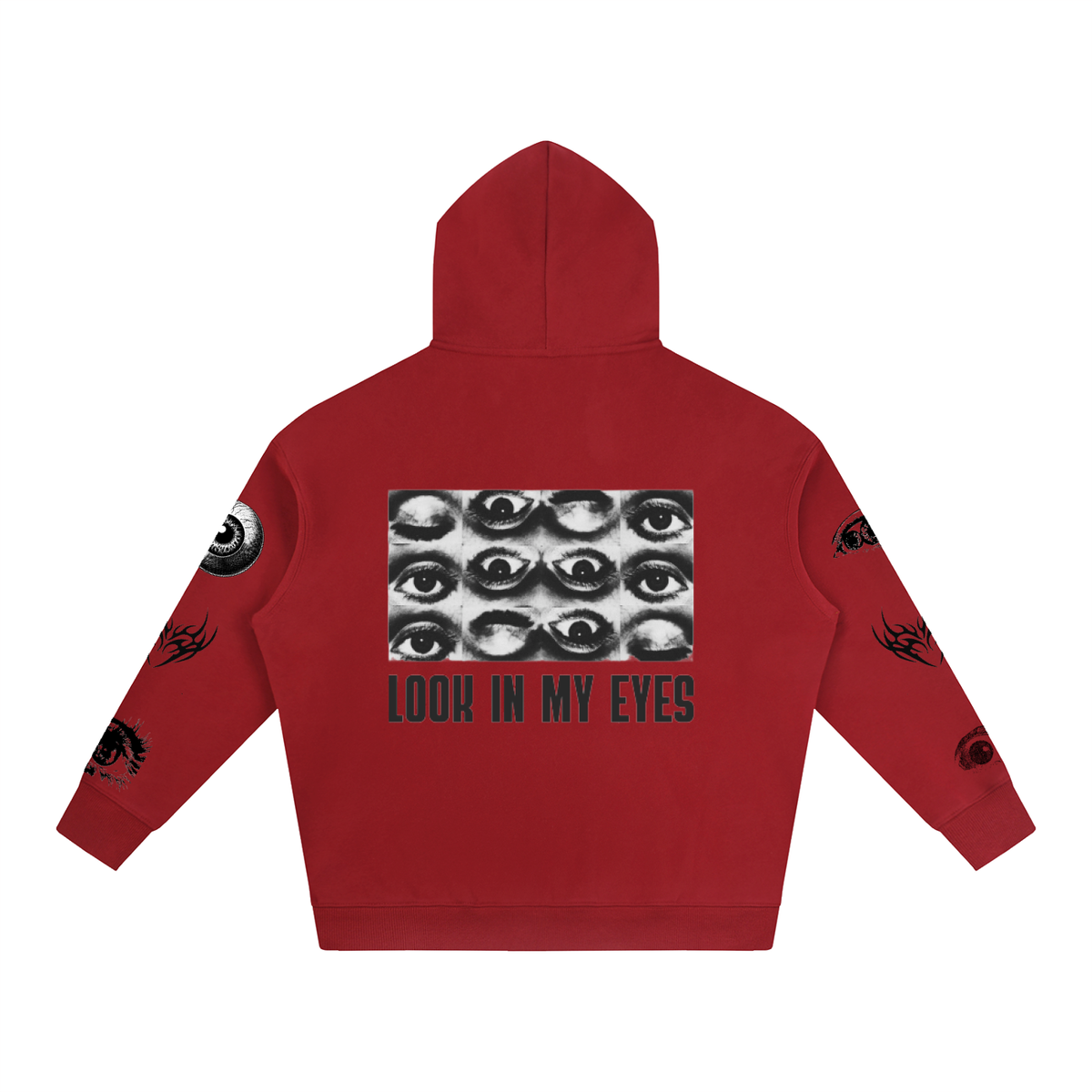 Look In My Eyes Oversize Fleeced Hoodie