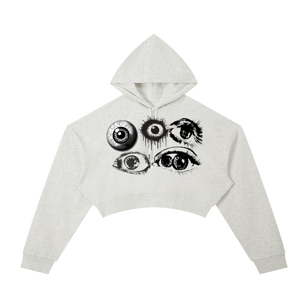 Wide Awake Top Essential Cropped Hoodie