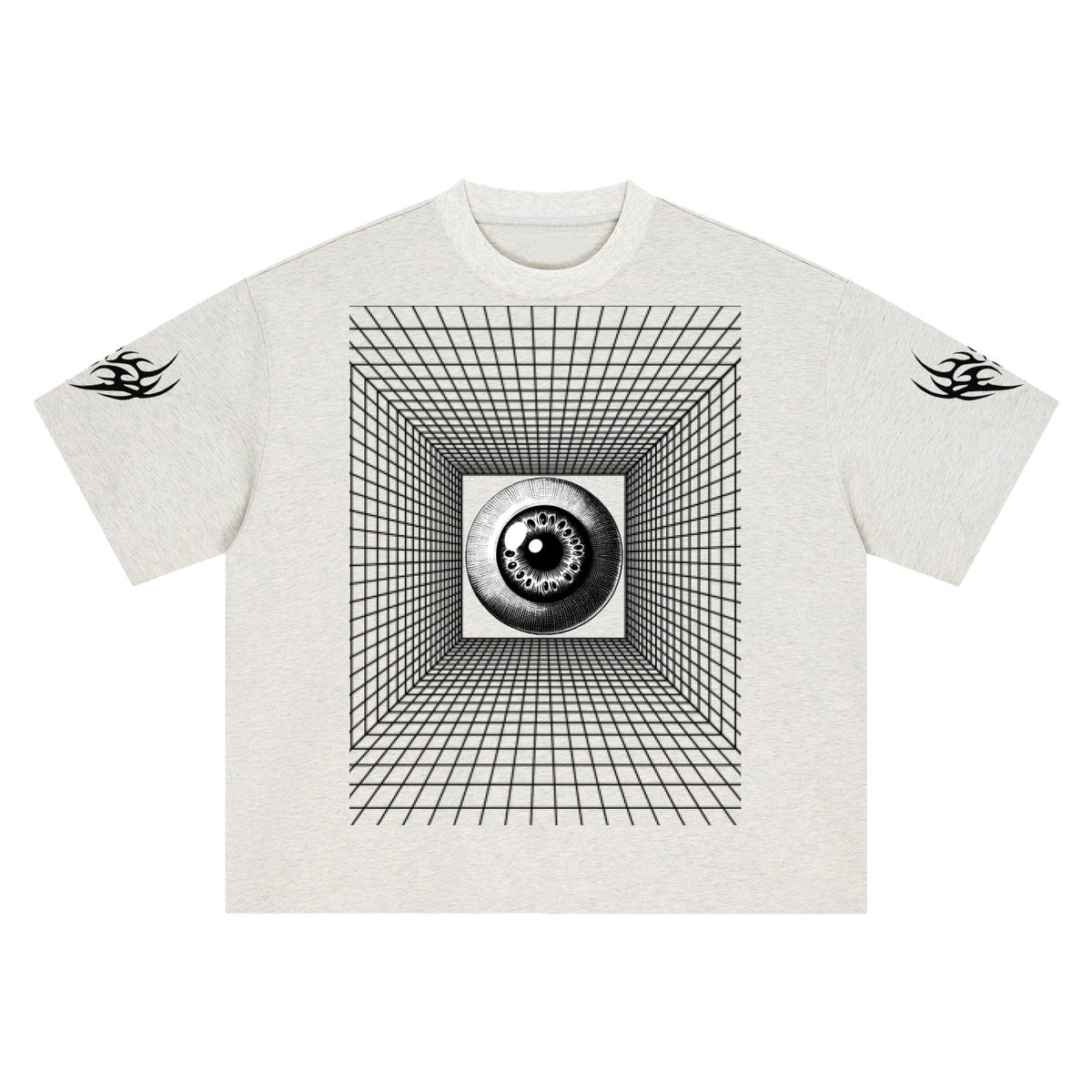 Look Inside Boxy Oversized T-Shirt