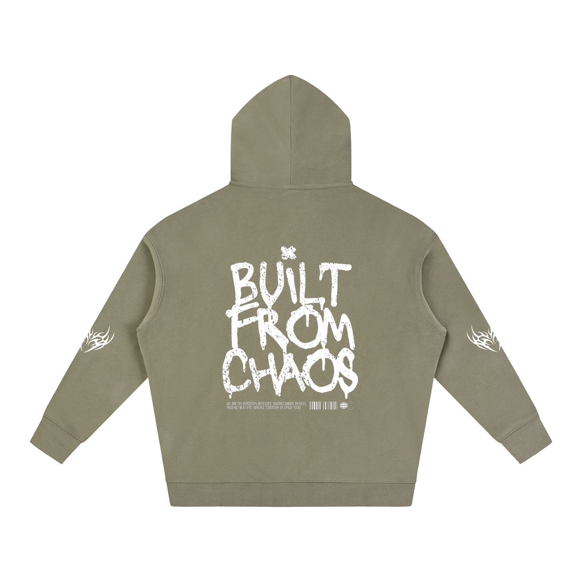 Chaos Oversize Fleeced Hoodie
