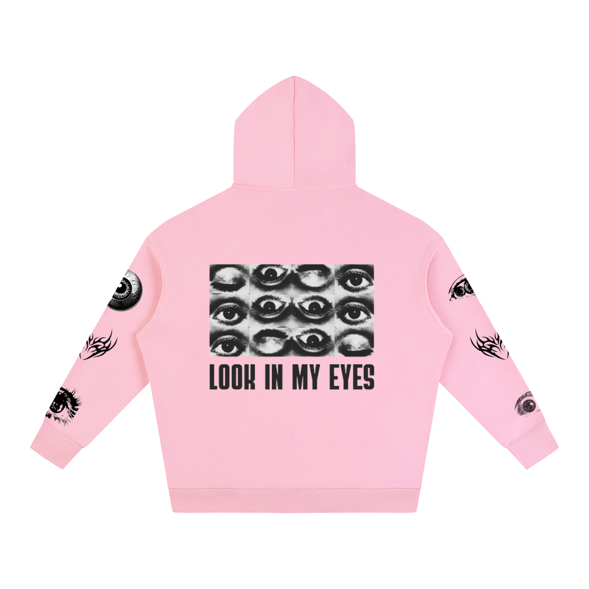 Look In My Eyes Oversize Fleeced Hoodie