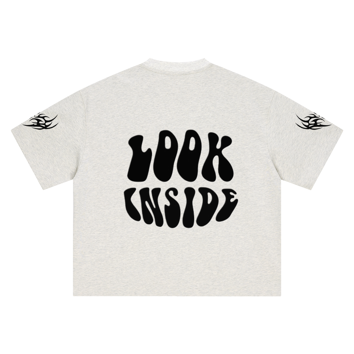 Look Inside Boxy Oversized T-Shirt