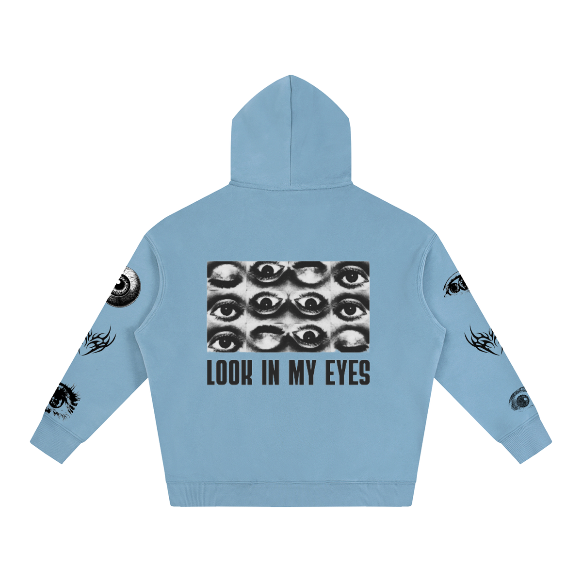 Look In My Eyes Oversize Fleeced Hoodie