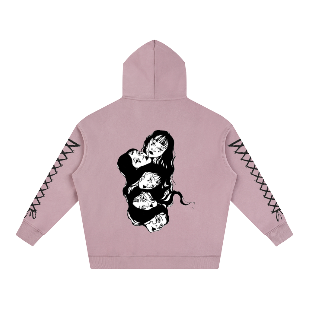 Psycho Oversize Fleeced Hoodie