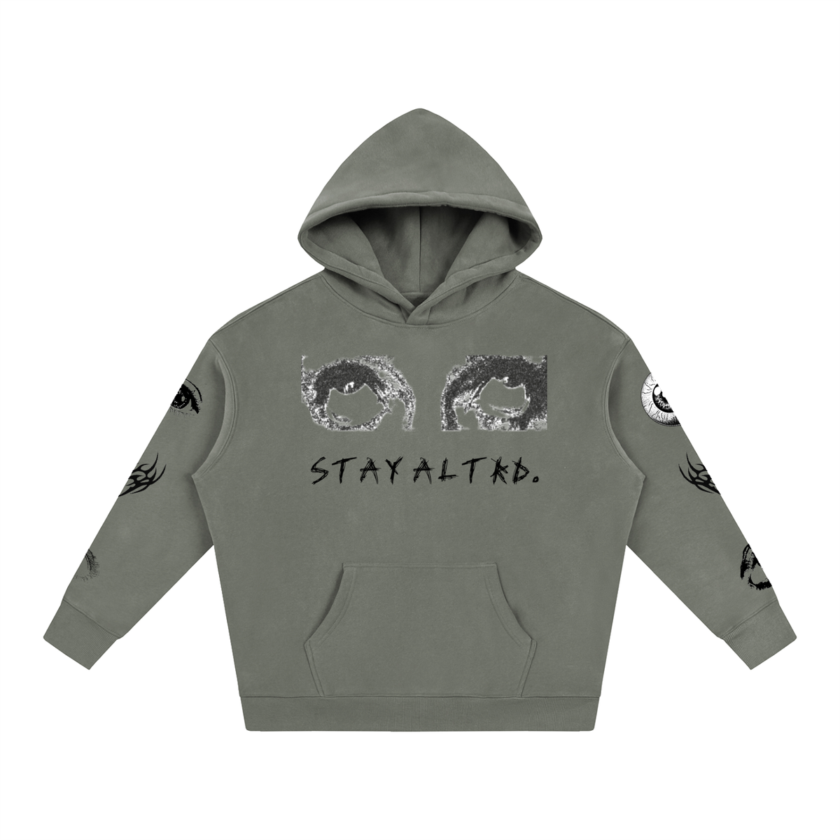 Look In My Eyes Oversize Fleeced Hoodie