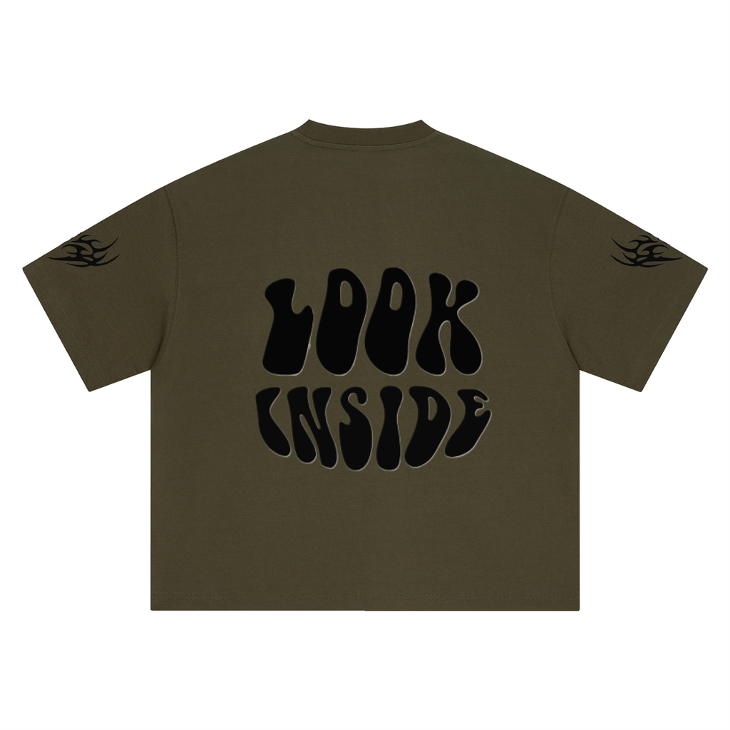 Look Inside Boxy Oversized T-Shirt