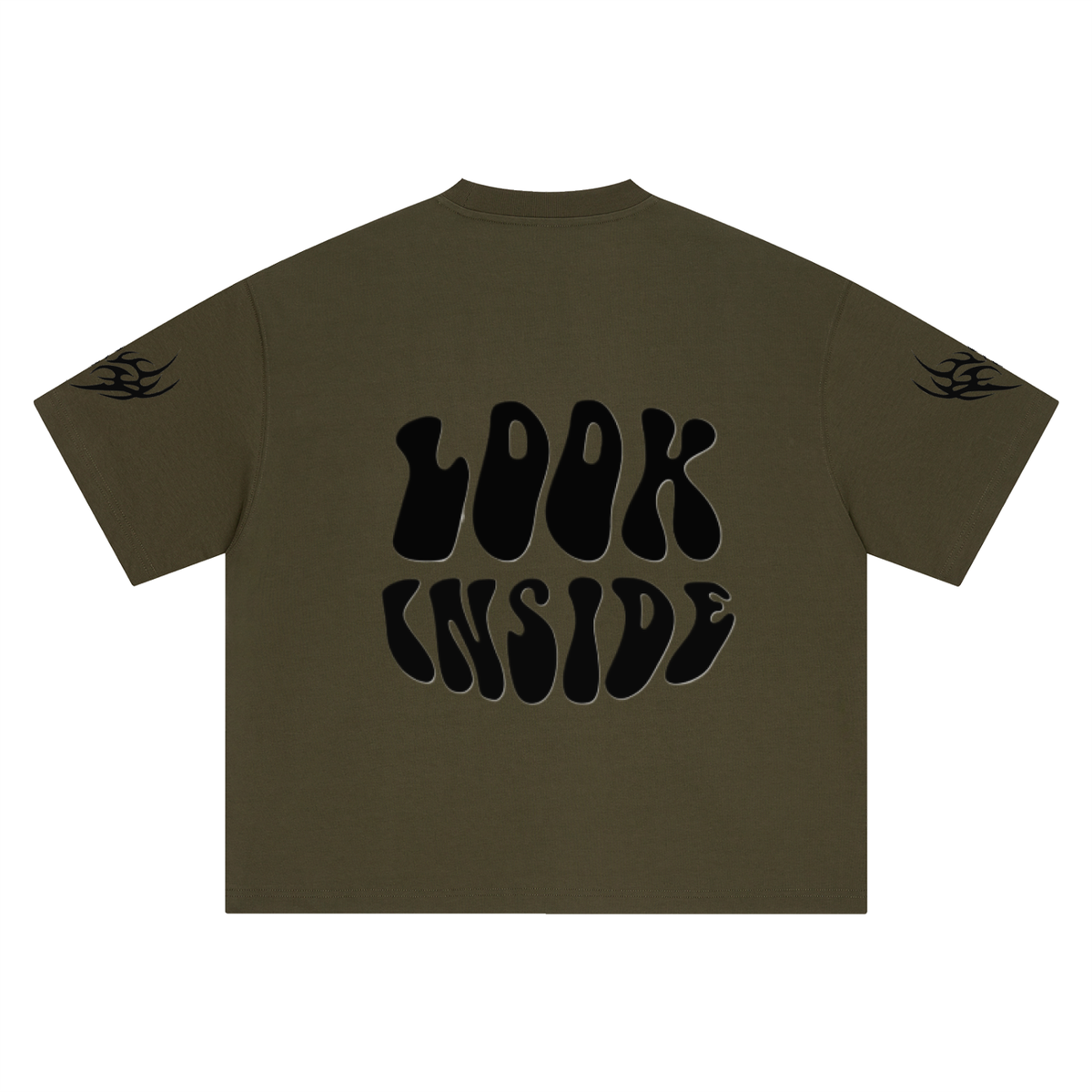 Look Inside Boxy Oversized T-Shirt