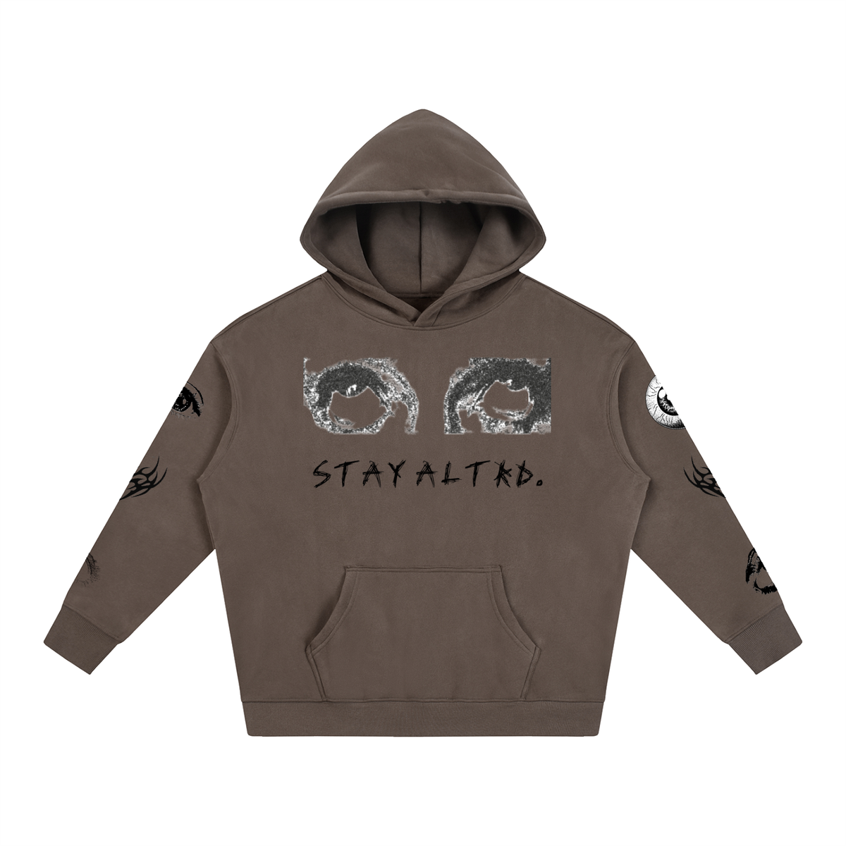 Look In My Eyes Oversize Fleeced Hoodie