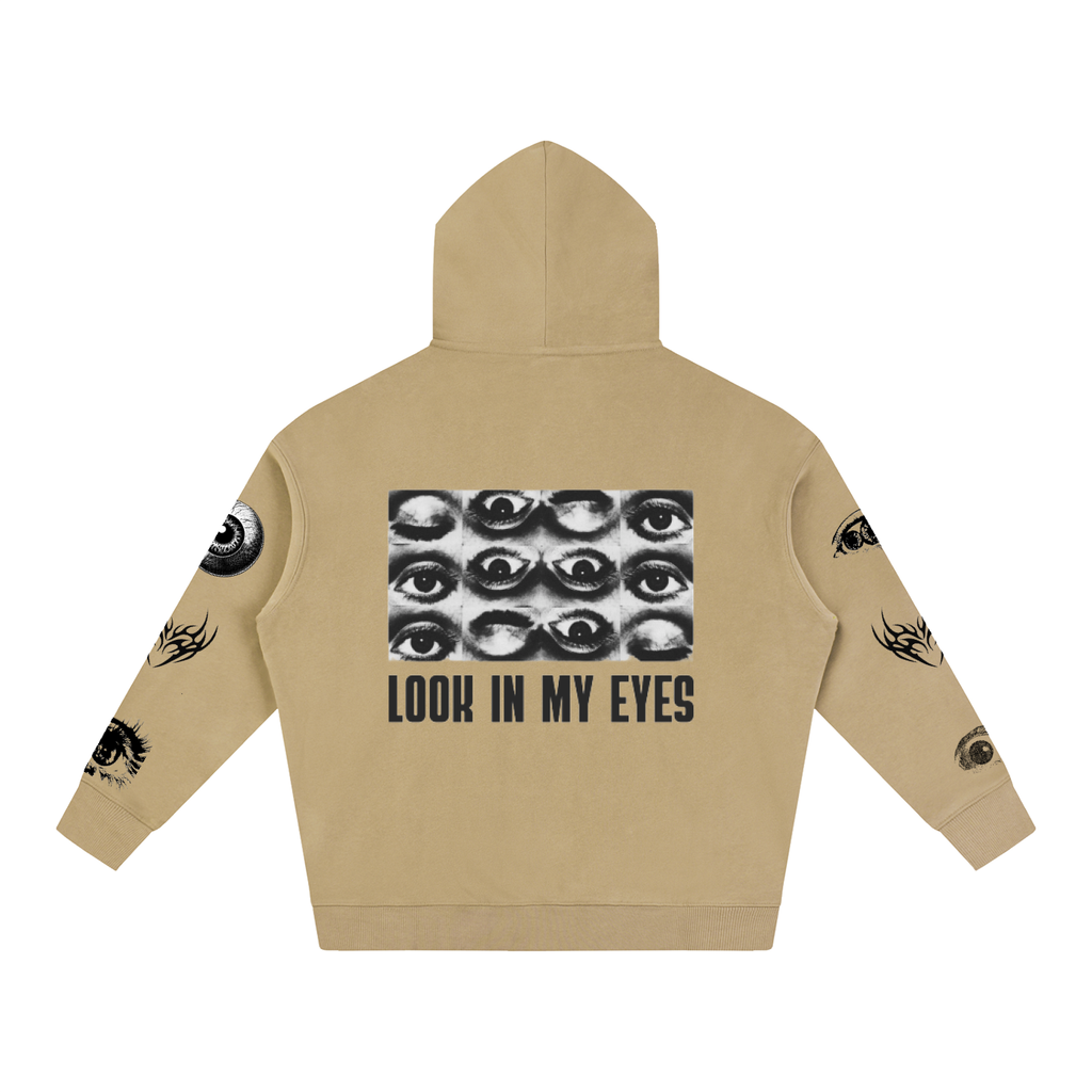 Look In My Eyes Oversize Fleeced Hoodie