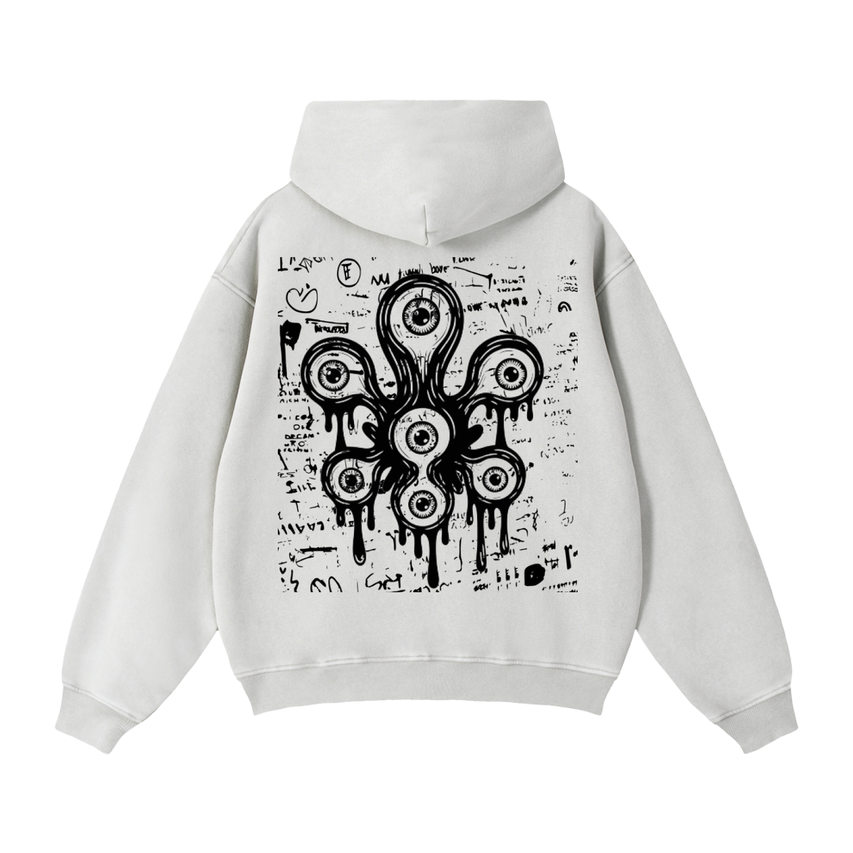 Zip-Through Boxy Fleece Hoodie