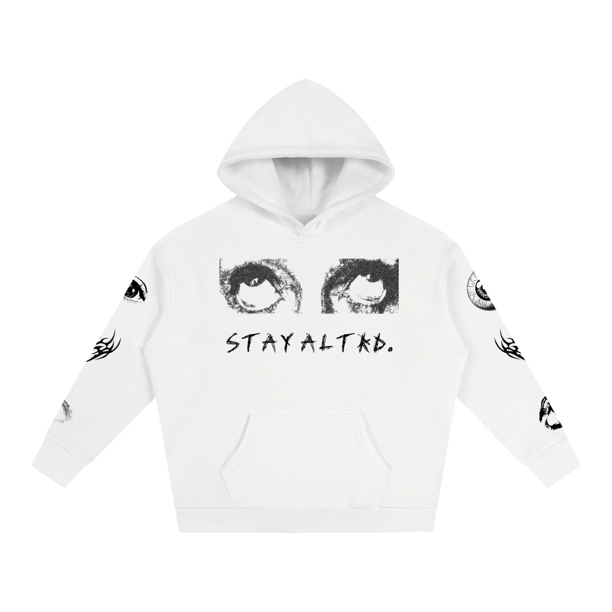 Look In My Eyes Oversize Fleeced Hoodie