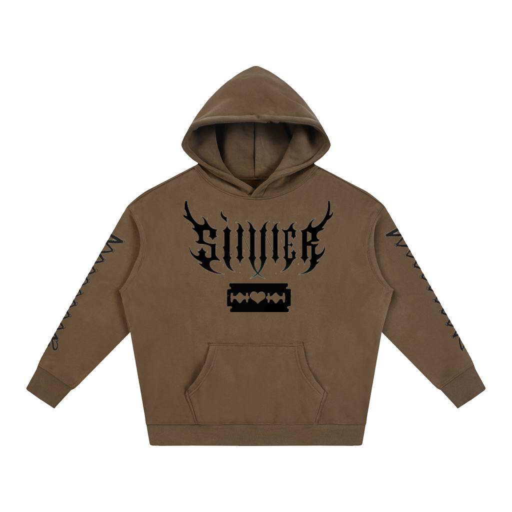 Sinner Oversize Fleeced Hoodie
