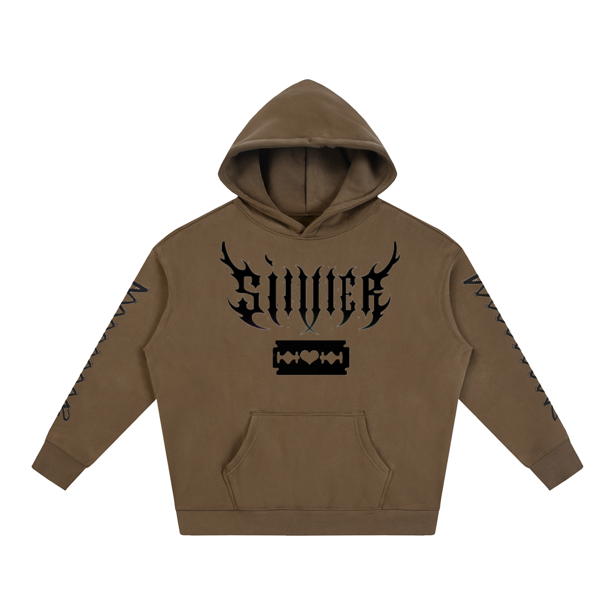 Sinner Oversize Fleeced Hoodie