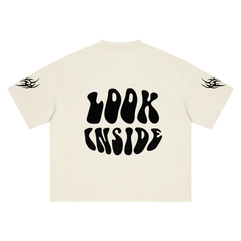 Look Inside Boxy Oversized T-Shirt