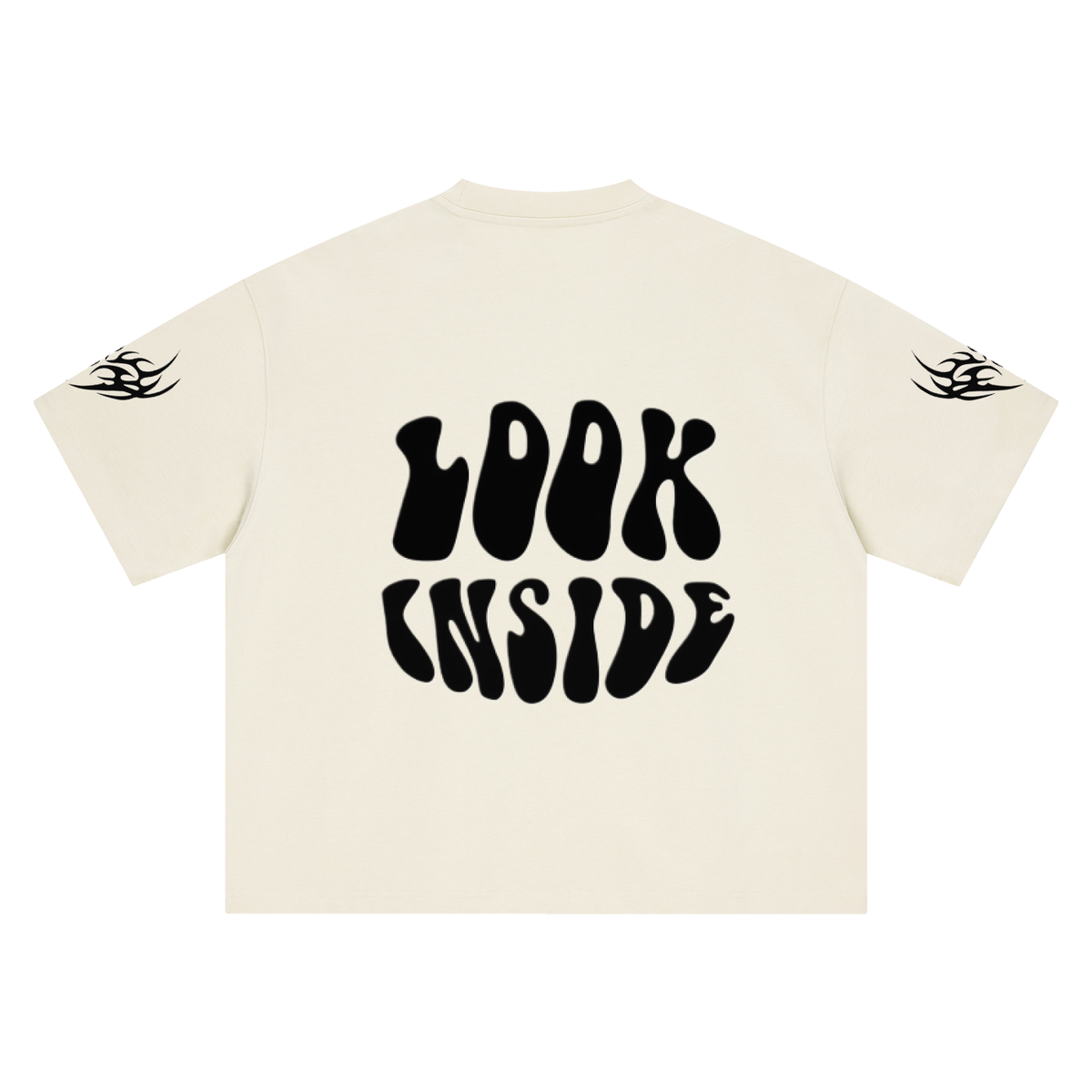 Look Inside Boxy Oversized T-Shirt