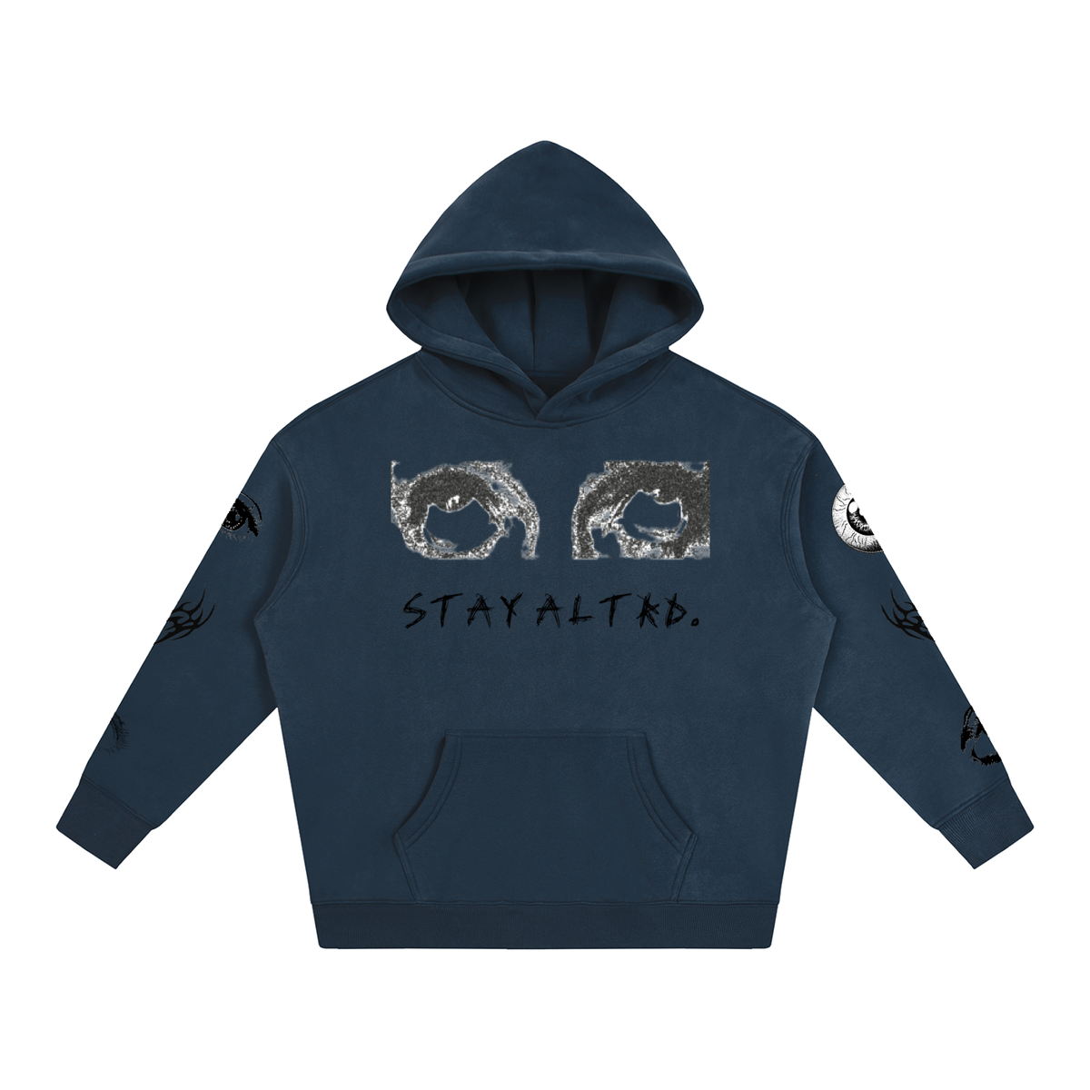 Look In My Eyes Oversize Fleeced Hoodie