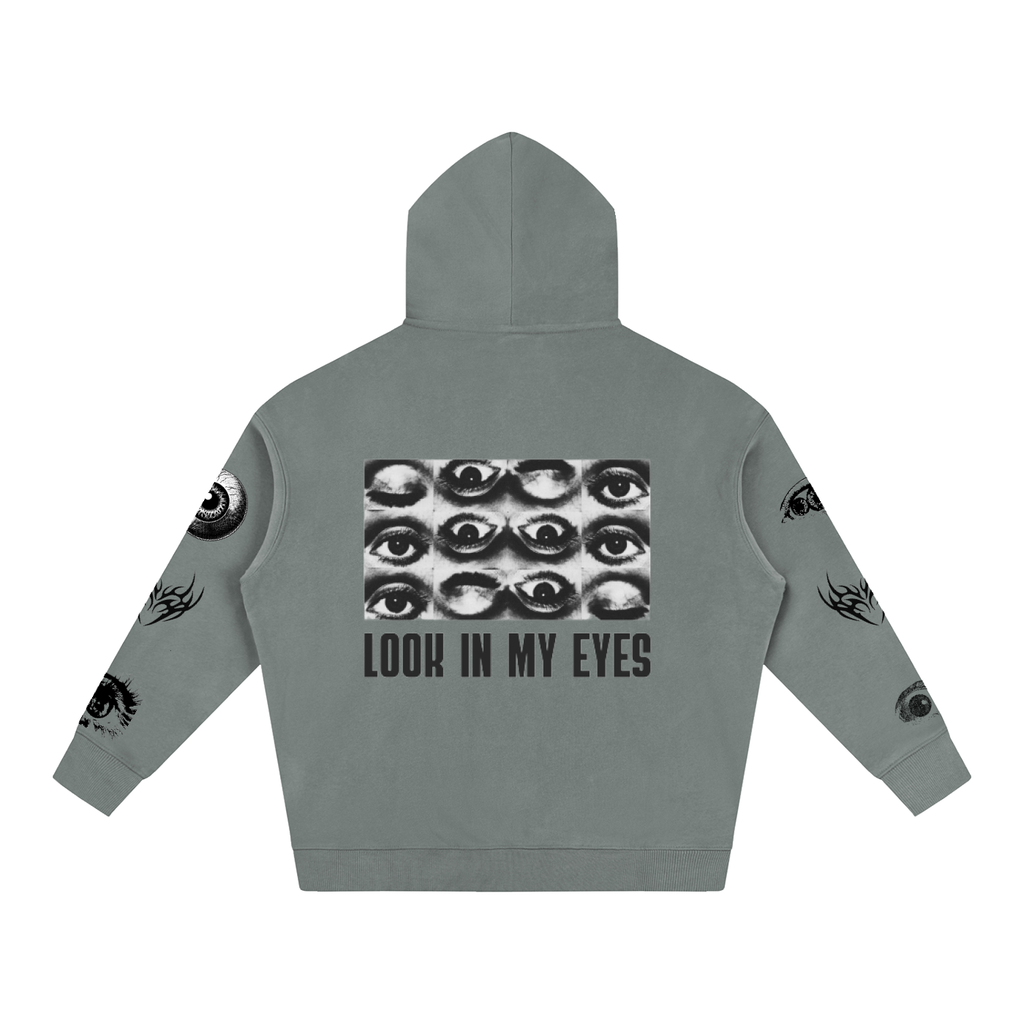 Look In My Eyes Oversize Fleeced Hoodie