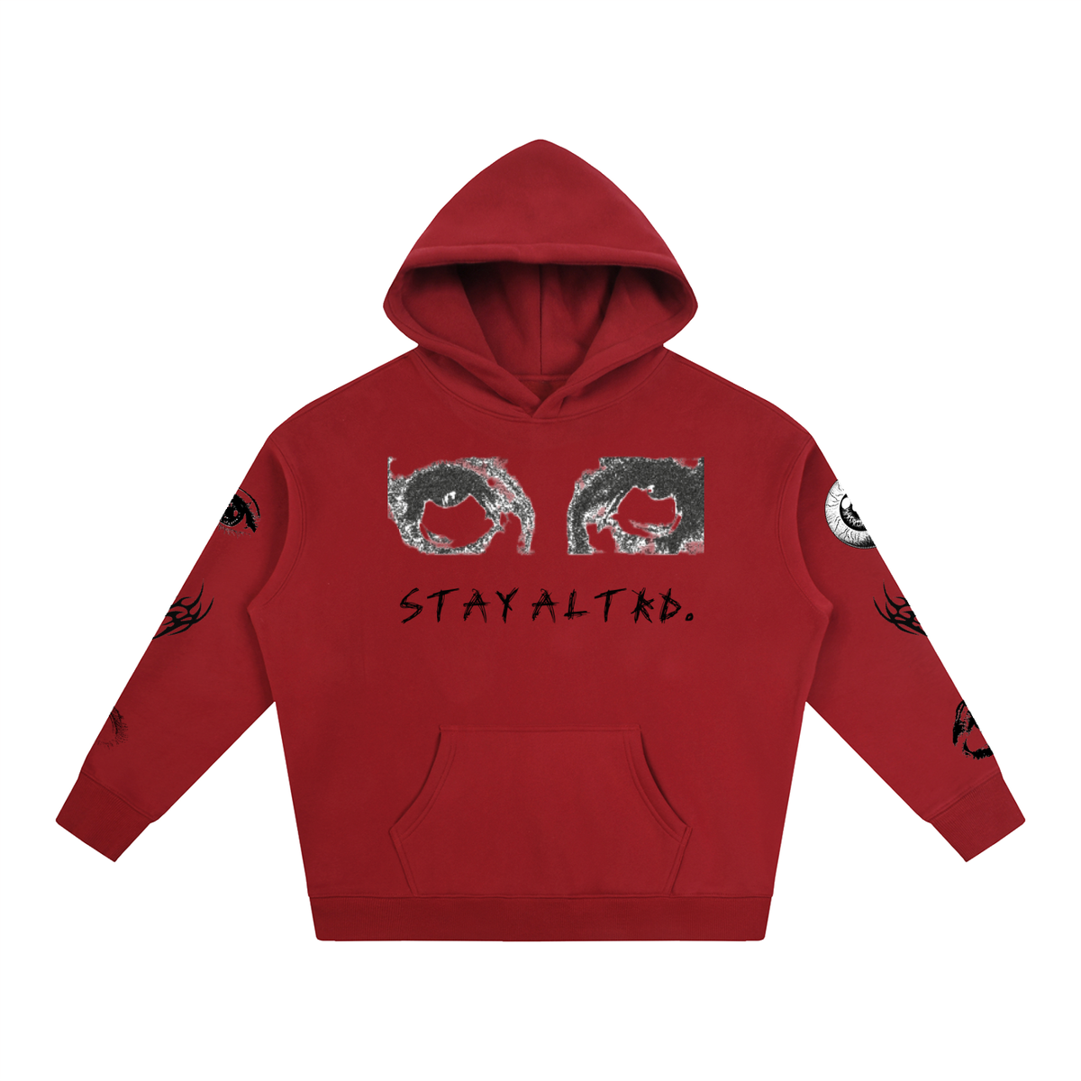 Look In My Eyes Oversize Fleeced Hoodie