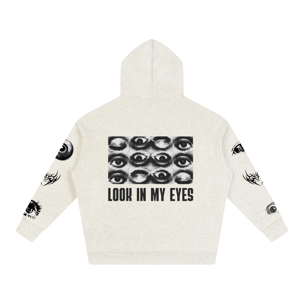 Look In My Eyes Oversize Fleeced Hoodie