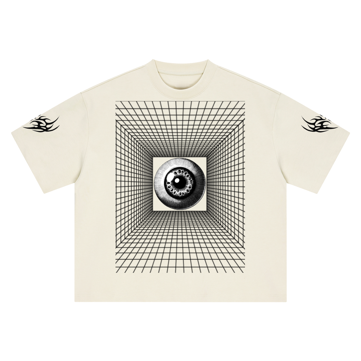 Look Inside Boxy Oversized T-Shirt