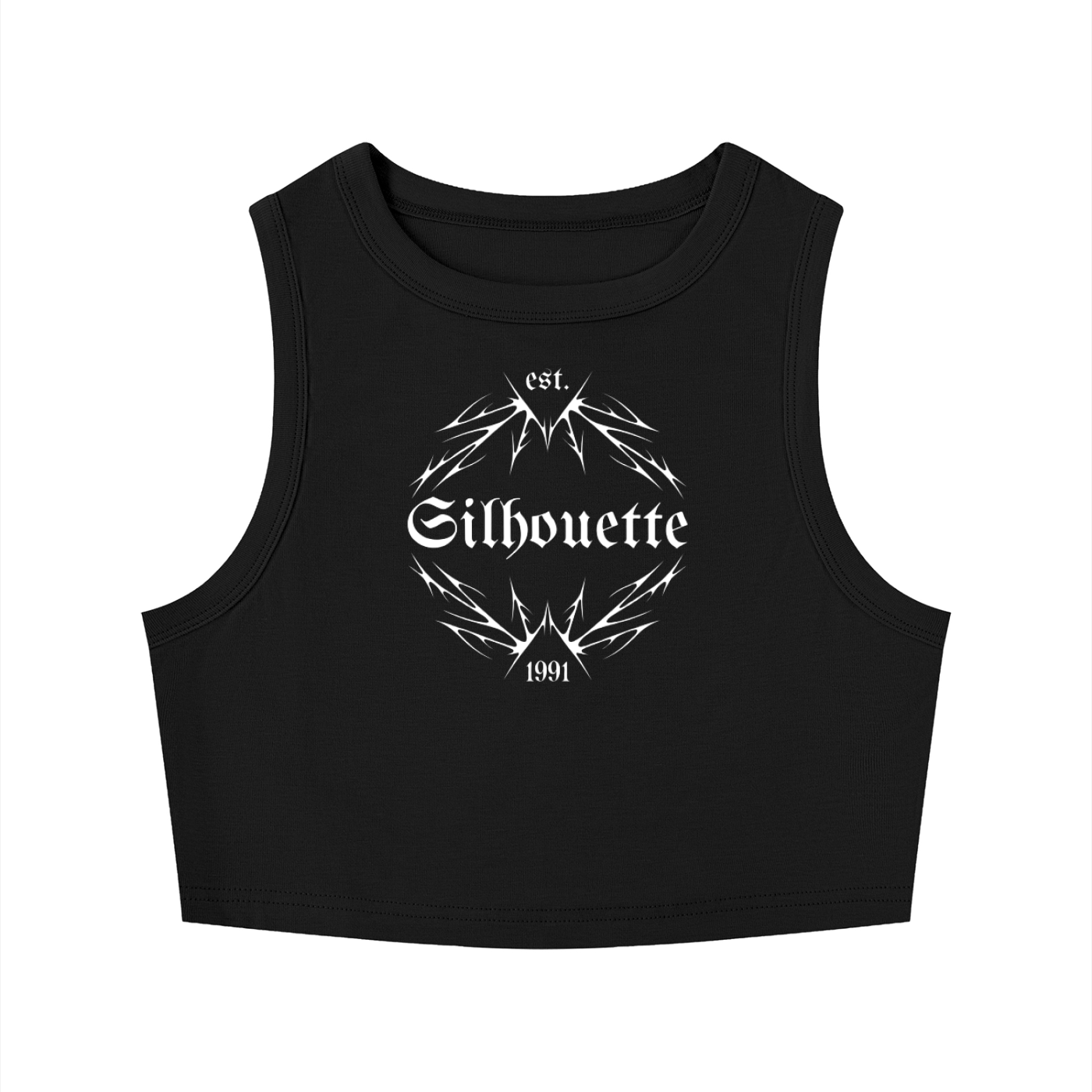 Chaos Women's Tight Crewneck Crop Tank Top