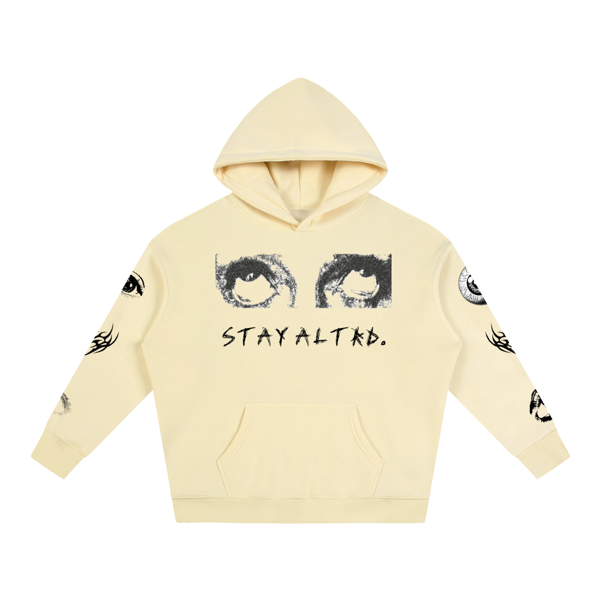 Look In My Eyes Oversize Fleeced Hoodie
