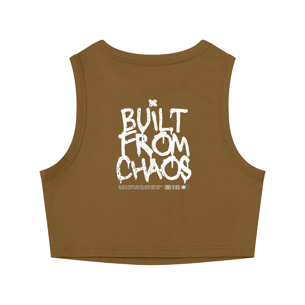 Chaos Women's Tight Crewneck Crop Tank Top