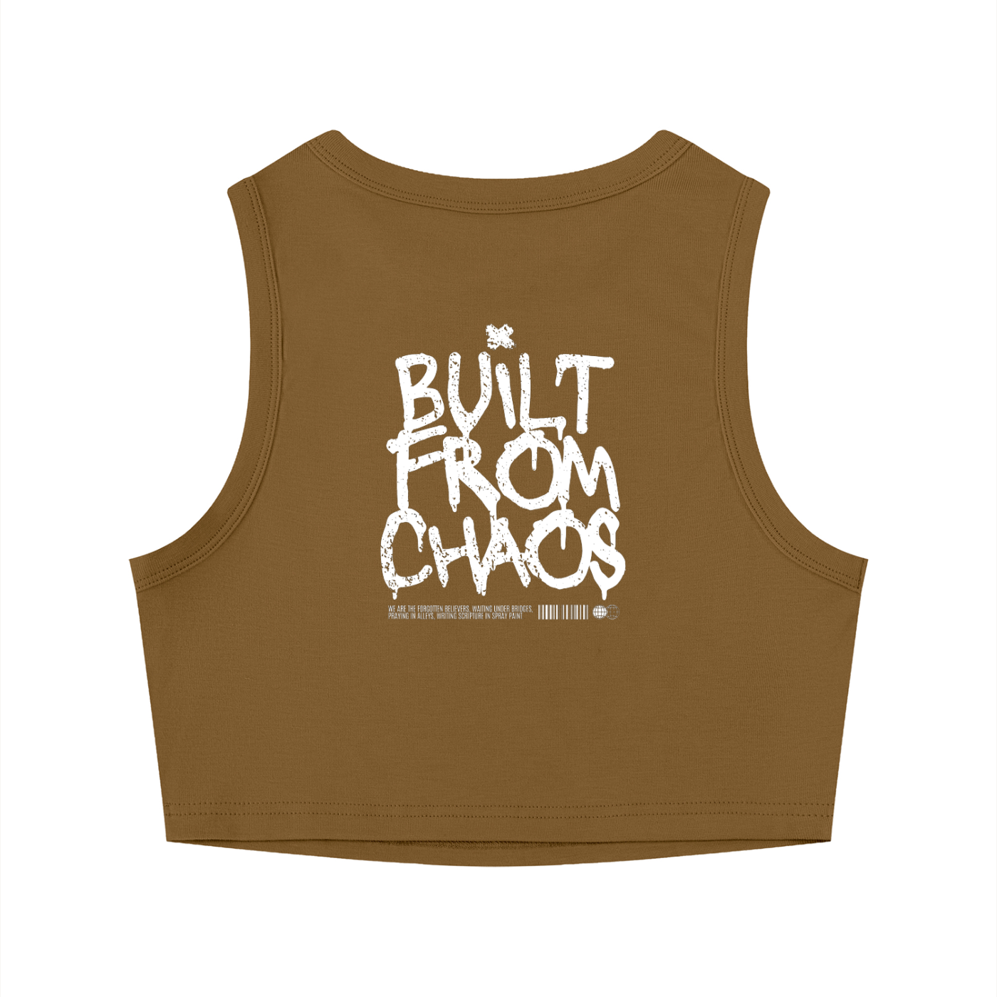 Chaos Women's Tight Crewneck Crop Tank Top