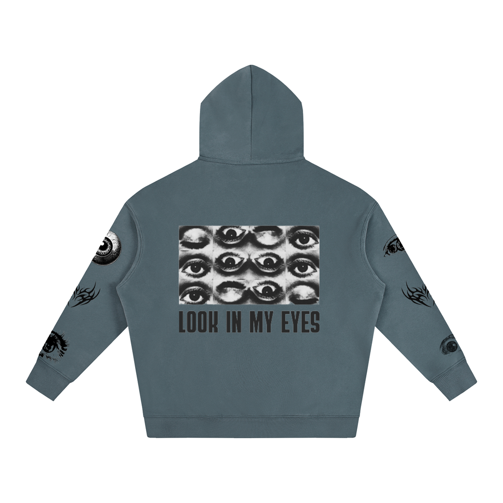 Look In My Eyes Oversize Fleeced Hoodie