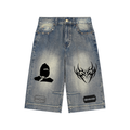 Feel Vintage Wash Baggy Denim Shorts