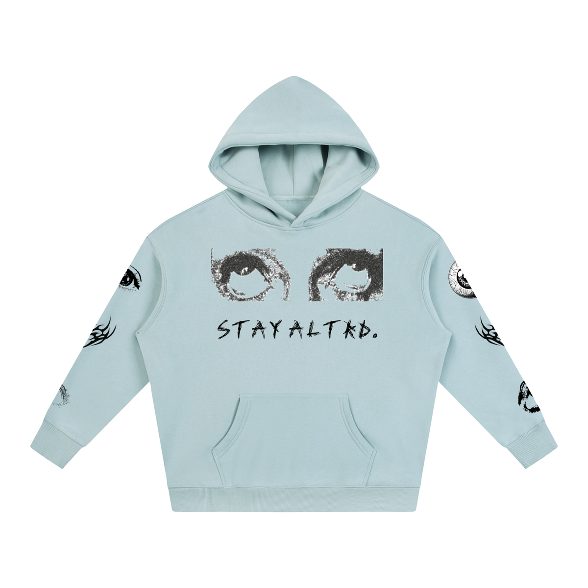 Look In My Eyes Oversize Fleeced Hoodie